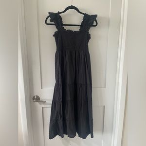 Ellie Nap Dress Black Swiss Dot